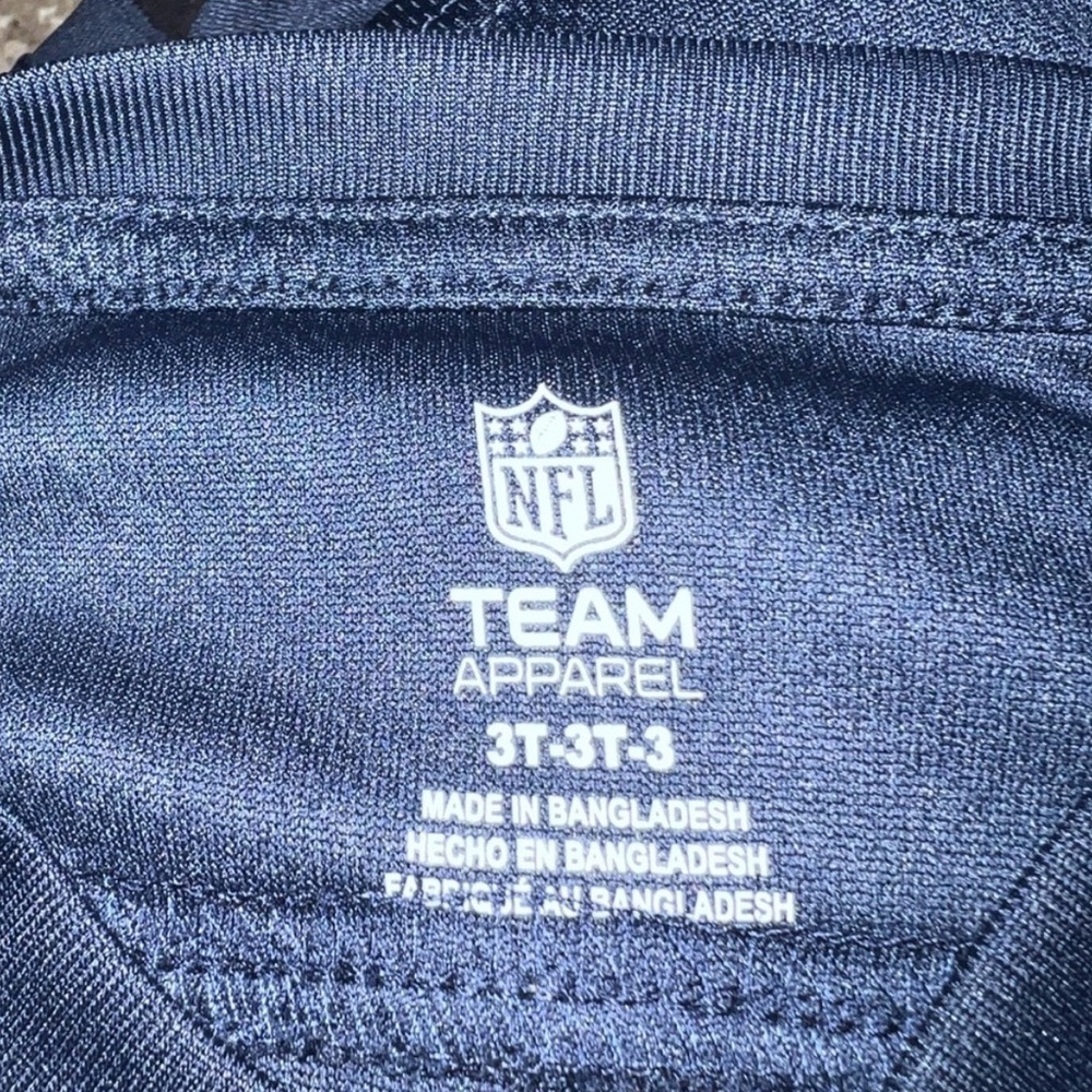 NFL Kids LA Chargers Navy and Blue Jersey Shirt - Picture 3 of 3